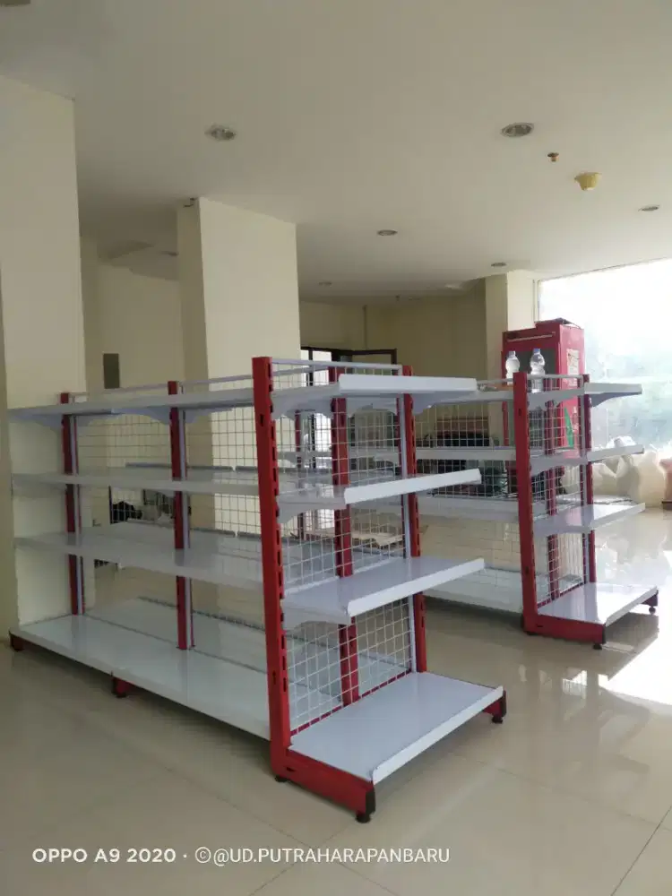 Rak supermarket rak Toko serba guna