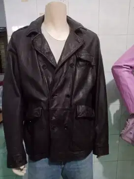 Jaket/jas pria  kulit asli import