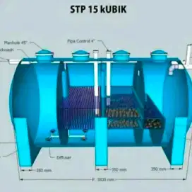 Tangki stp/Ipal bio septic tank