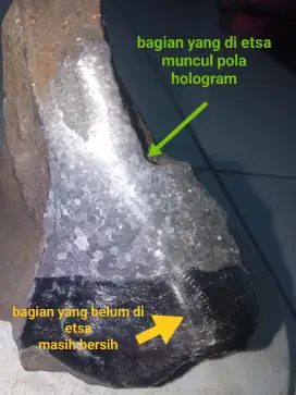 Batu meteor besi atau iron meteorit berat 9 ons