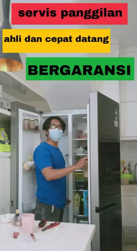 Servis kulkas ,showcase, freezer,ac, dll