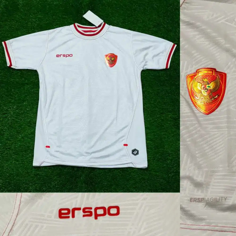 Jersey Bola Timnas Indonesia New Apparel White Elegant