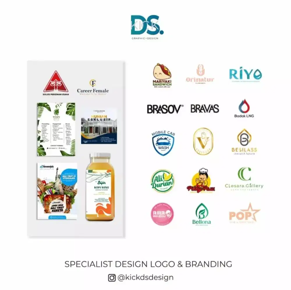 Jasa Desain Grafis Logo Booth Company Profile UI UX Banner dll