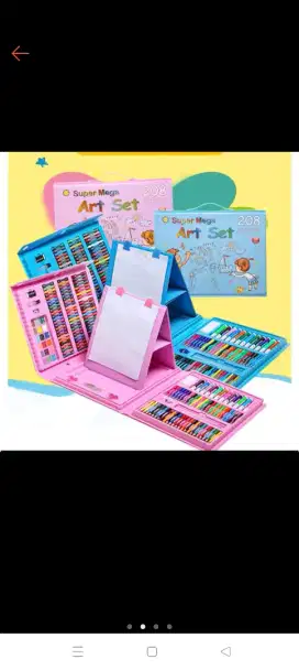 Crayon set 208 pcs