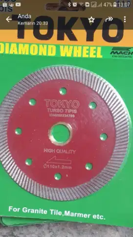 Diamond wheel keramik marmer granit TOKYO TURBO