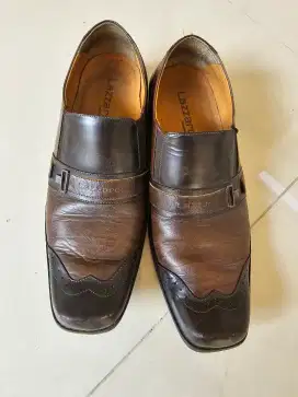 Sepatu kerja pantofel coklat Lazzaro