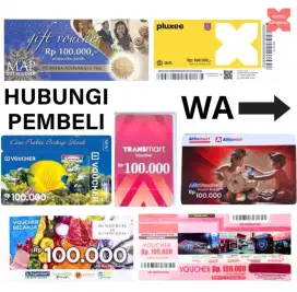 DICARI Voucher MAP/Sodexo/ pluxee /Indomaret/Alfa/Pertamina dll