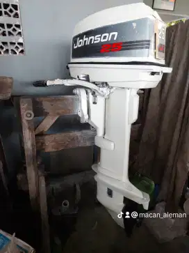Mesin tempel Johnson 25pk turbo