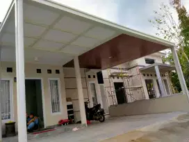 kanopi karpot minimalis galvalum kaca GRC solarpat solartap alderon