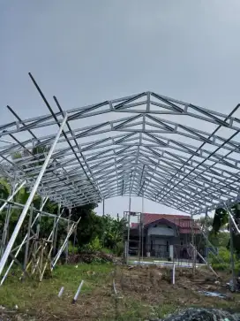 Pemasangan bajaringan dan plapon pvc