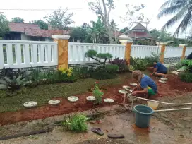 Pembuatan taman rumah - taman minimalis harga murah