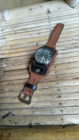 Strap jam tangan kulit