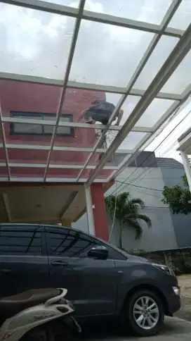 Kanopi kaca. Murah awet kuat tahan lama