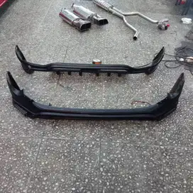 1 set Body Kit depan belakang Sienta tipe V upgrade ke type Q