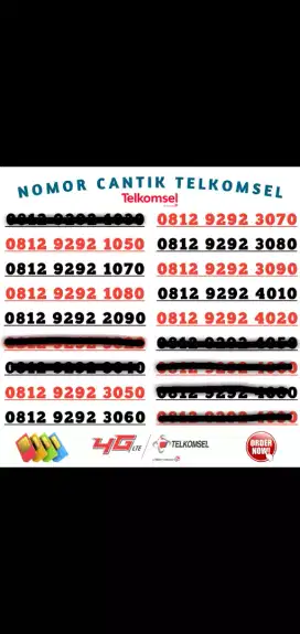 NOMOR CANTIK TELKOMSEL