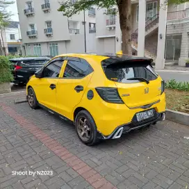 Honda Brio 2020 MT Kuning B Tangsel Low KM Full Upgrade Superb
