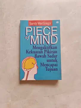 BUKU PIECE OF MIND SANDY MACGREGOR KOLEKSI PRIBADI