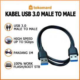 Kabel USB Male to Male 3.0 High Speed, Kabel Data Original M2M