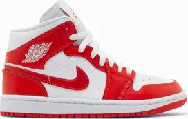 Nike air jordan 1 mid habanero red. Unisex, eur 39, 25 cm.