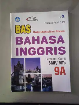 Buku Aktivitas Sisw ( BAS) Bahasa Inggris 9A