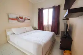 Favorit Apartement Sudirman Park 2BR View City on the Middle Floor,Nor