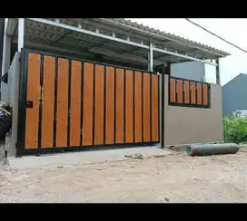 Pintu pagar minimalis mewah dan modern