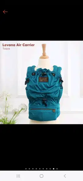 gendongan Cuddle me levana air 99 prsen like new lengkap ,cuddleme ori