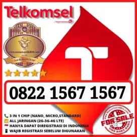 Nomor Cantik simPATI LOOP DOUBLE ABCD 1567