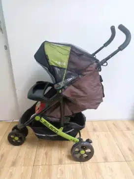 Stroller Baby Kereta Dorong Lipat Anak Bayi Pliko Milano Kopo Bandung