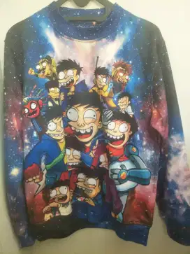 KREWNEK CREWNECK KARTUN SI JUKI.