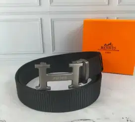 BELT IKAT PINGGANG MEN HERMES PANJANG TALI 120CM HITAM