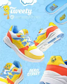 Sepatu Aerostreet x Looney Tunes - Twetty - Size 38