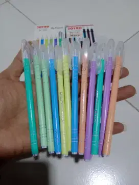 Pulpen Pastel ( 1 Pack isi 12 Piecies )