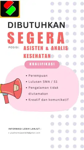 Loker untuk wilayah depok dan sekitar nya