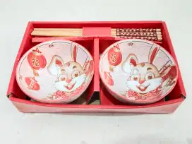 JUAL MURAH MERIAH & BARU 100% . HAMPERS MANGKOK KELINCI 1 SET LENGKAP