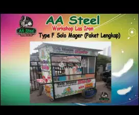 Pembuatan gerobak TEH SOLO