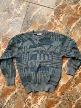 Sweater wool vintage pattern tribal coogi