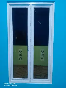 Jual kusen pintu jendela kaca aluminium plus pasang