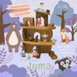 Jungle House  Wooden Toys Mainan Kayu Juma