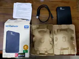 Jual Cepat WD Element 1 TB Harddisk Eksternal Original