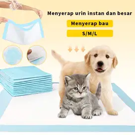 Alas Pipis Kucing Alas Pet Pad Pipis Kucing Anjing Popok Sekali Pakai