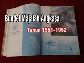 Jual Bundel Majalah Angkasa Th. 1951-1952