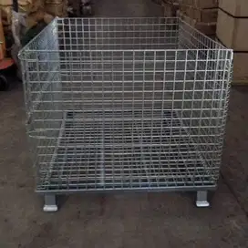Pallet Mesh Dalton / Keranjang Besi Lipat Wiremesh