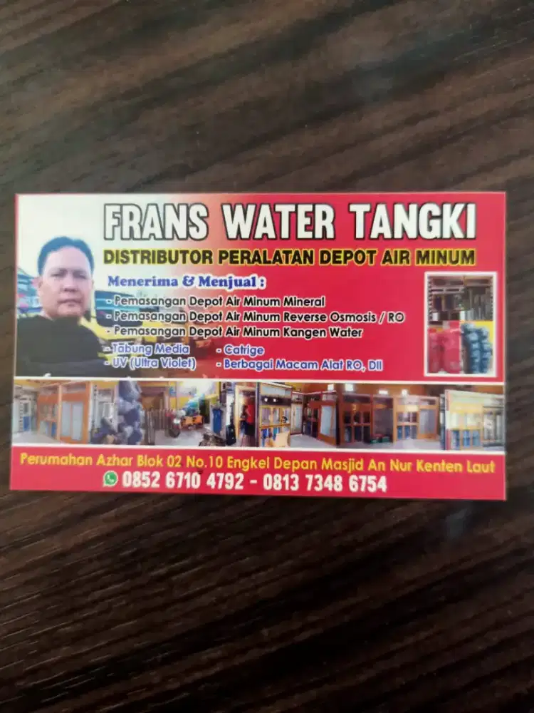 Peralatan penyuluhan limbah dan air laut