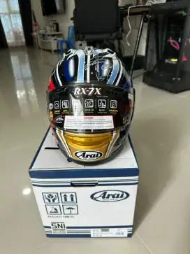 Special Price Arai RX-7X Nakano Gold (Shinya Nakano Signature)