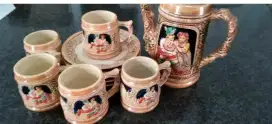 Ala Eropa tea set keramik