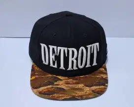 Topi snapback mlb detroit camo second preloved original unik murah