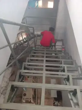 Jasa las listrik pembuatan kanopi, pagar, relling tangga&balcon