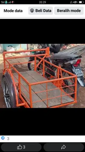 Khsus buat tempahan sasis becak brng dll