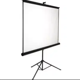 Layar Proyektor Stand Tripod ukuran 70